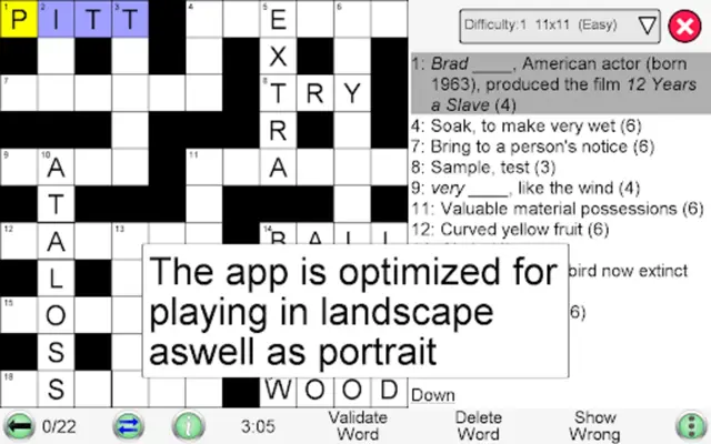 Crossword Unlimited android App screenshot 9