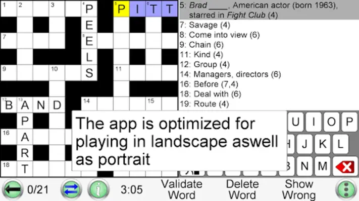 Crossword Unlimited android App screenshot 17