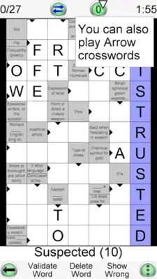 Crossword Unlimited android App screenshot 22